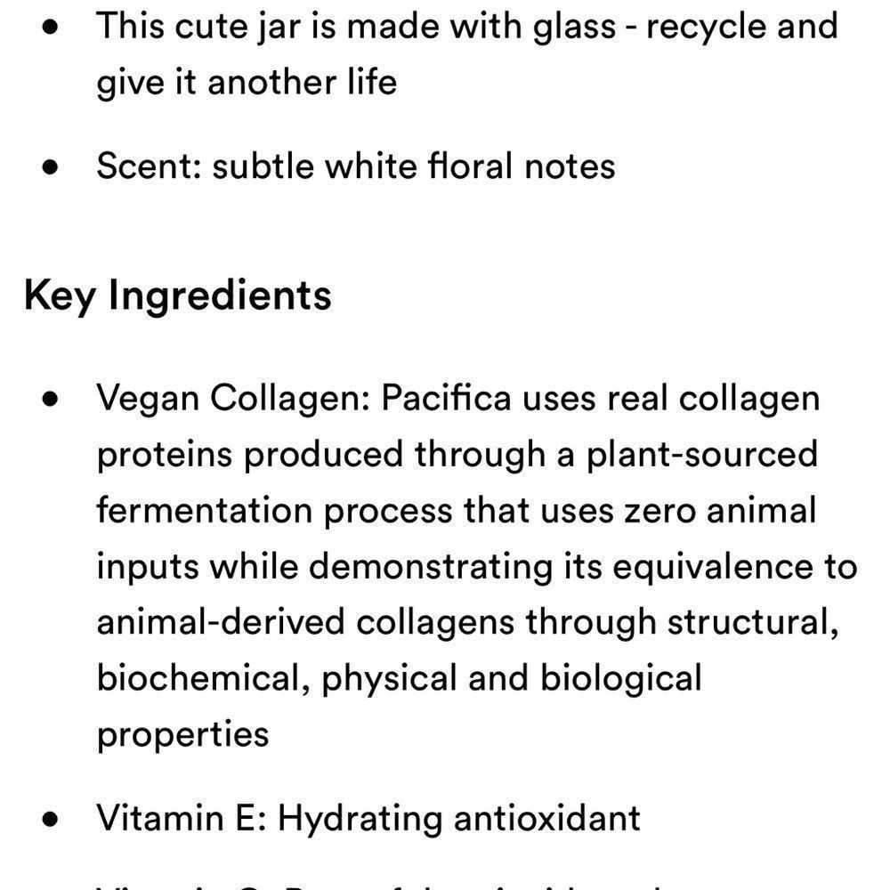 $17❤️🔥 LAST 1! Pacifica Vegan Collagen Overnight Recovery Cream Moisturizer - Picture 6 of 7